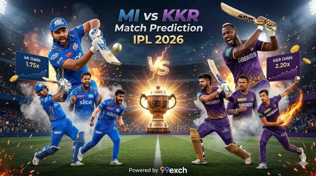 MI vs KKR Match Prediction 2026