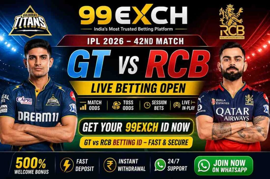 GT vs RCB betting ID