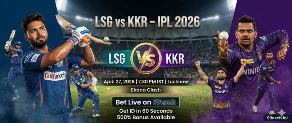 LSG vs KKR betting ID