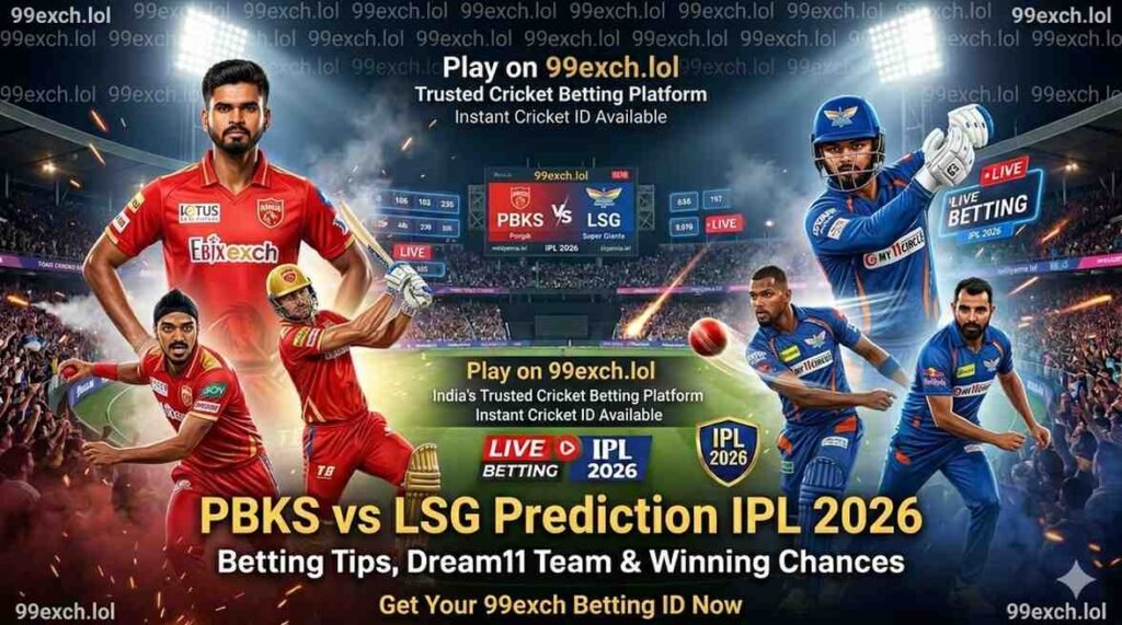 PBKS vs LSG betting id