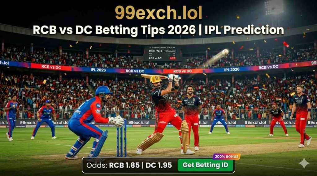 RCB vs DC betting tips 99exch