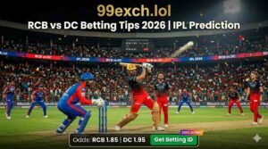RCB vs DC betting tips 99exch