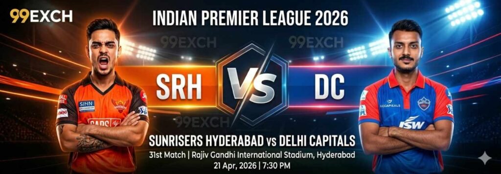 SRH vs DC betting id