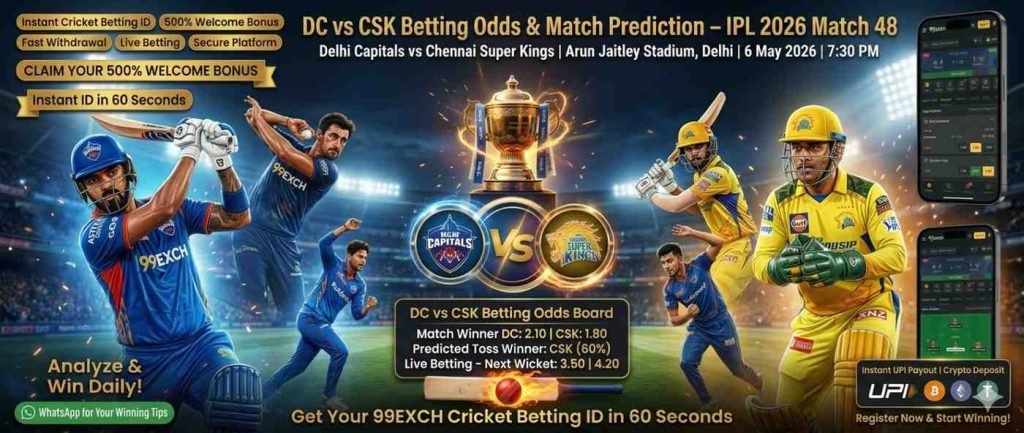 DC vs CSK betting ID