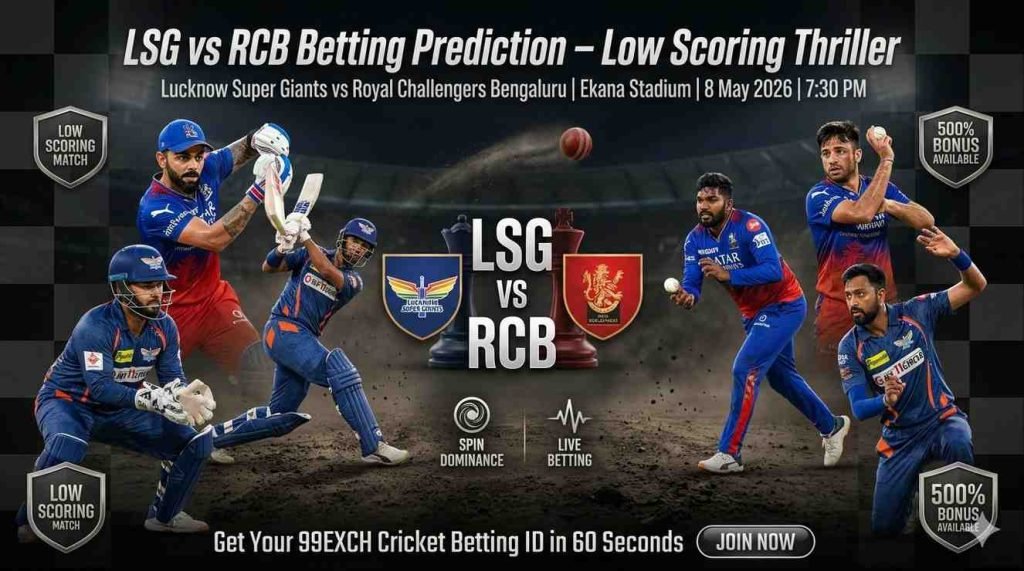 LSG vs RCB betting ID