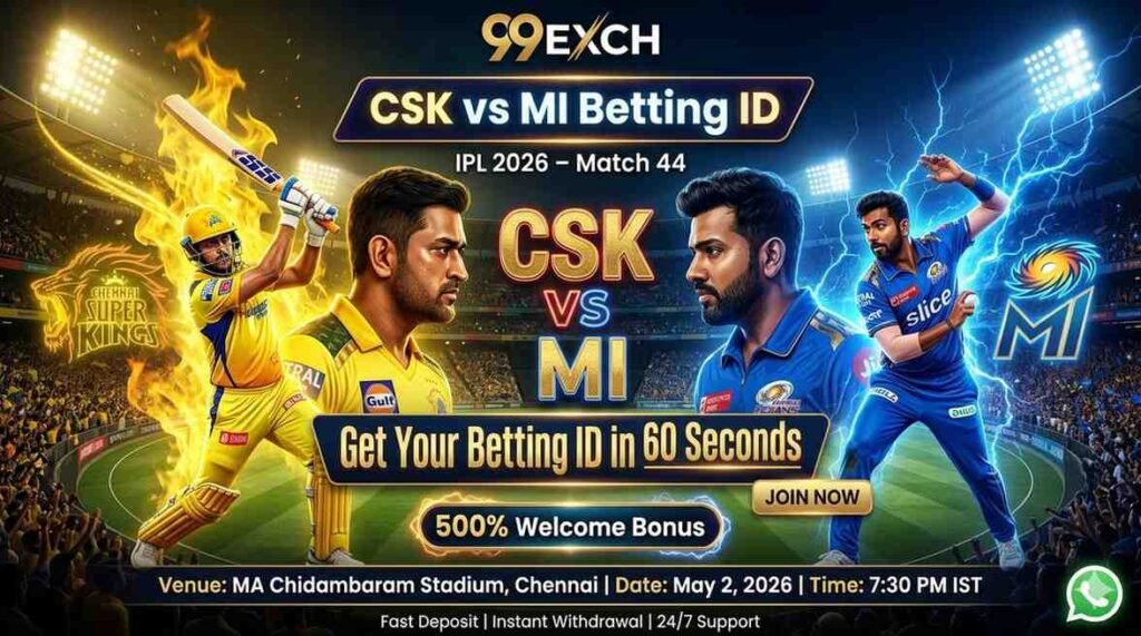 CSK vs MI betting ID