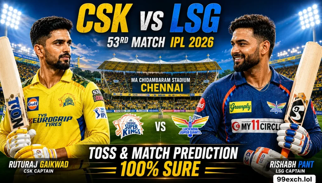CSK vs LSG toss and match prediction