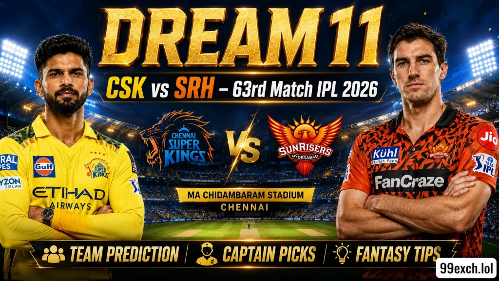 CSK vs SRH Dream11 team prediction