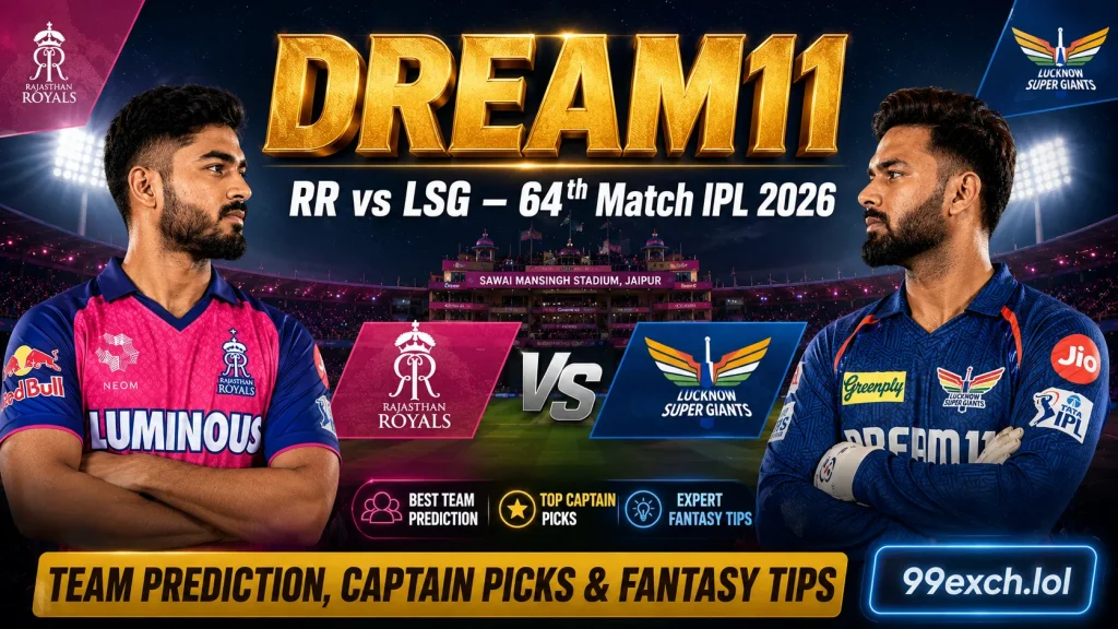 RR vs LSG Dream11 team prediction