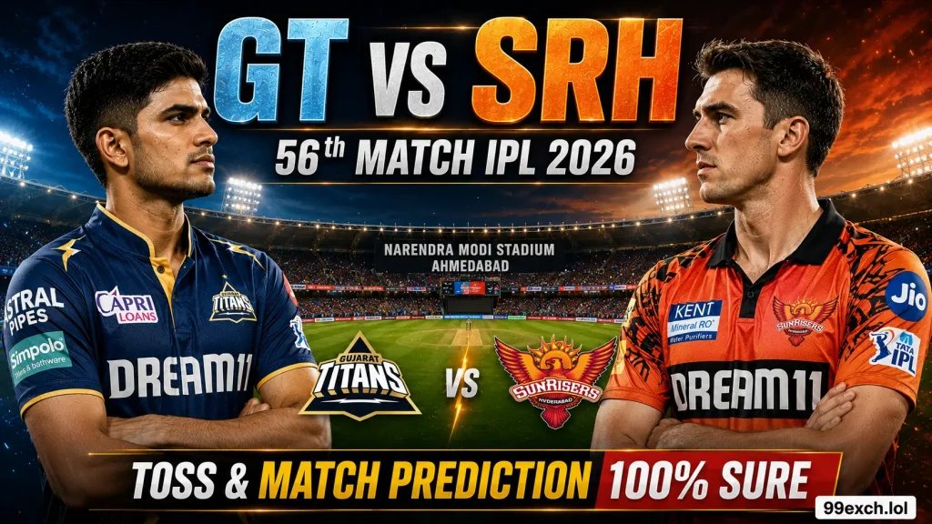 GT vs SRH toss and match prediction