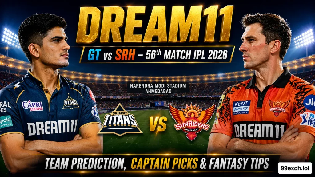 GT vs SRH Dream11 team