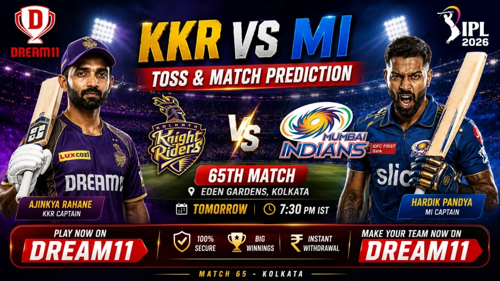 KKR vs MI Dream11 prediction