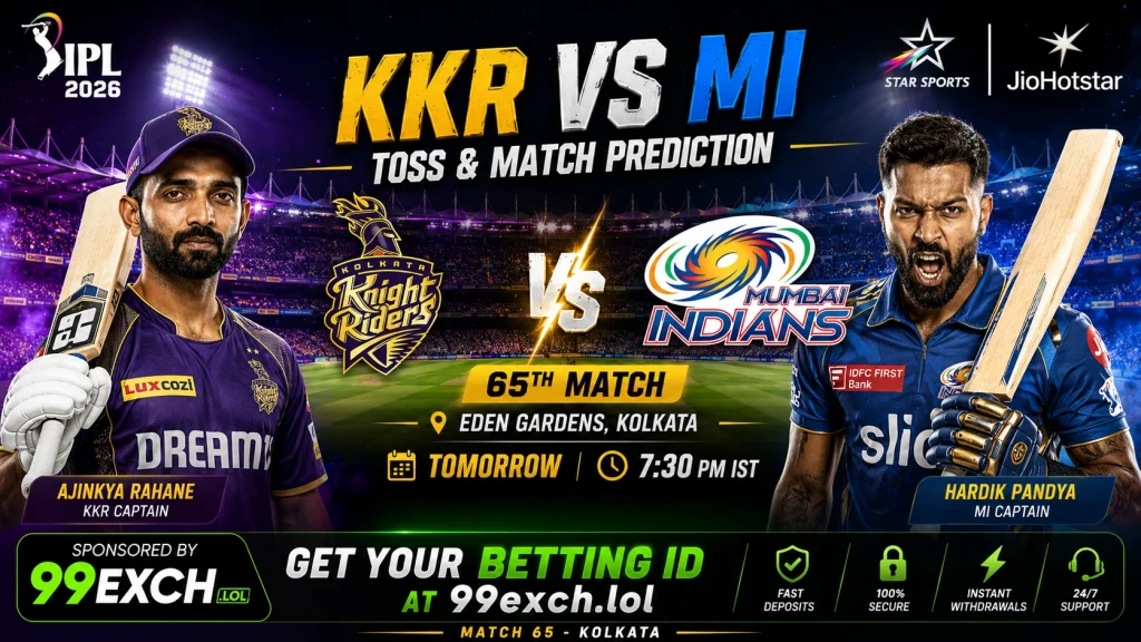 KKR vs MI IPL 2026 betting