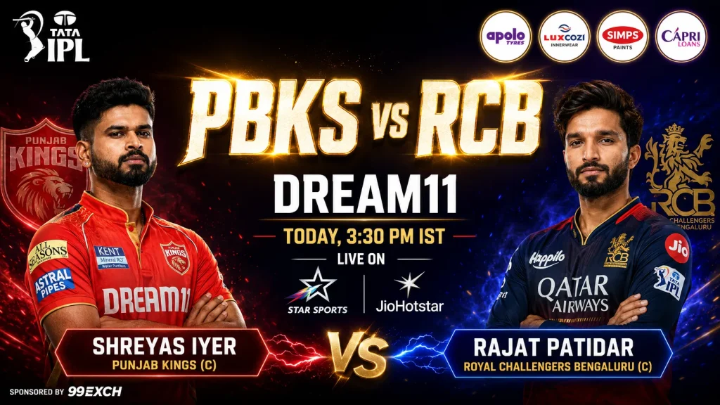 PBKS vs RCB Dream11 team prediction