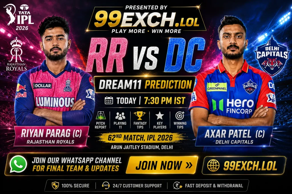 DC vs RR Dream11 Prediction
