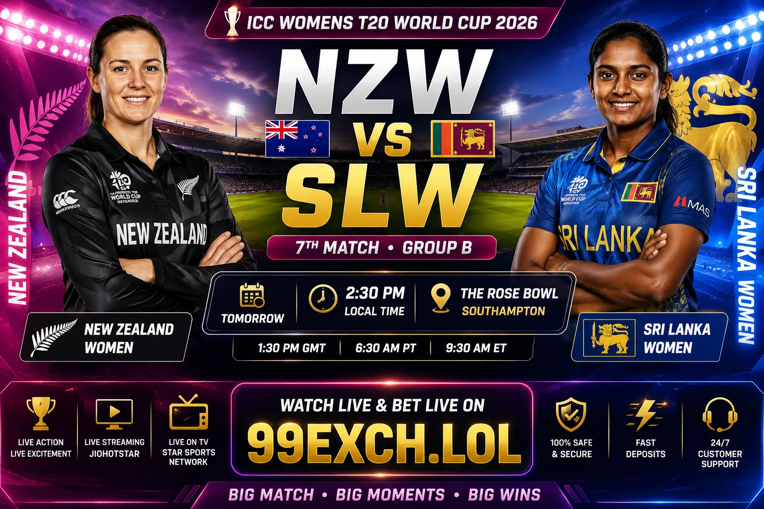 NZ-W vs SL-W match and toss prediction ICC Women's T20 World Cup 2026