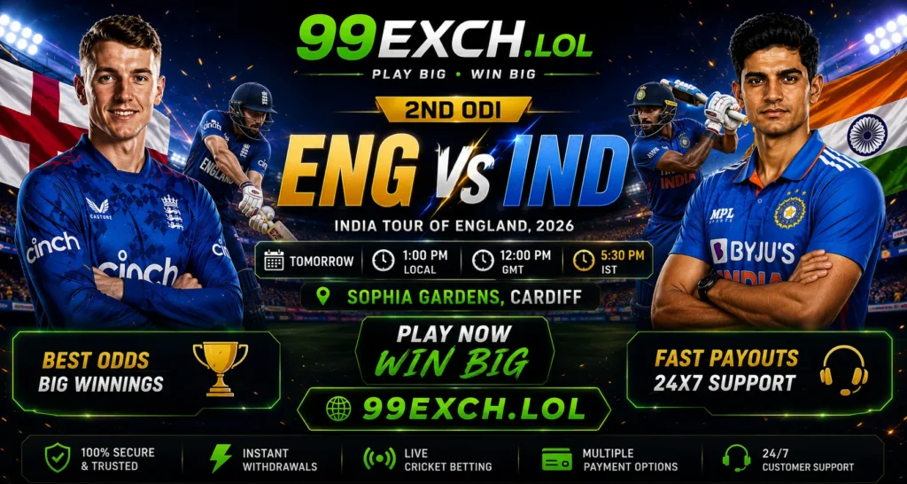 England vs India 2nd ODI