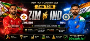 Zimbabwe vs India 2nd T20I match prediction