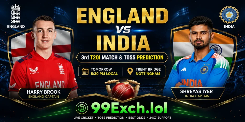 England vs India 3rd