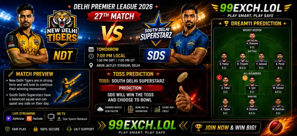 NDT vs SDS match prediction