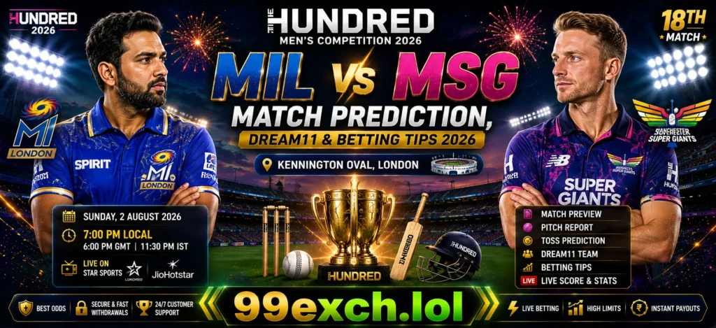 MI London vs Manchester Super Giants match prediction
