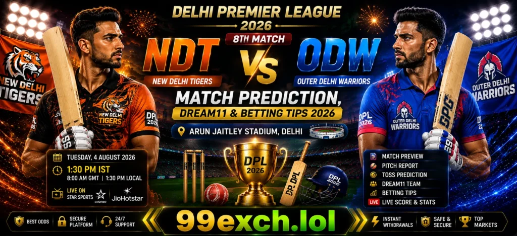 New Delhi Tigers vs Outer Delhi Warriors match prediction