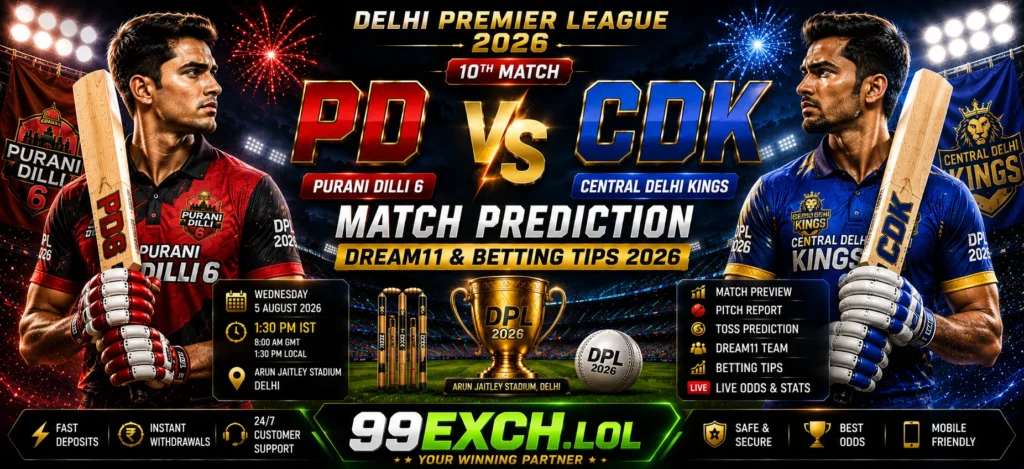 Purani Dilli 6 vs Central Delhi Kings match prediction