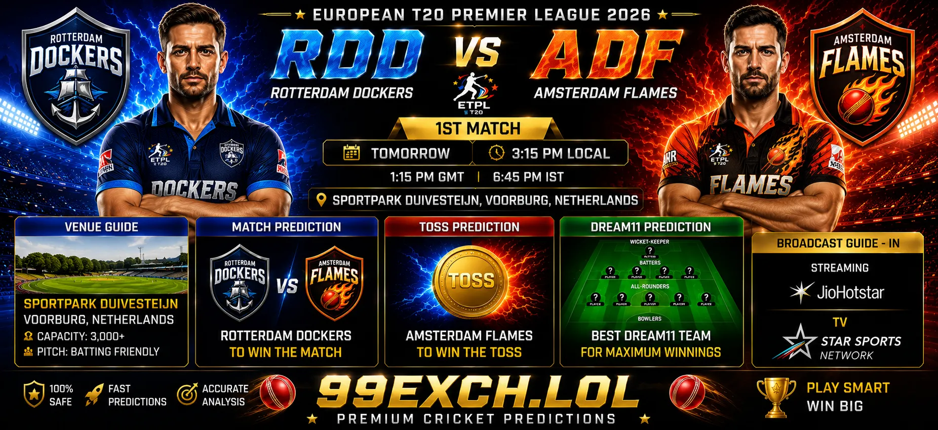 RDD vs ADF match prediction ETPL 2026