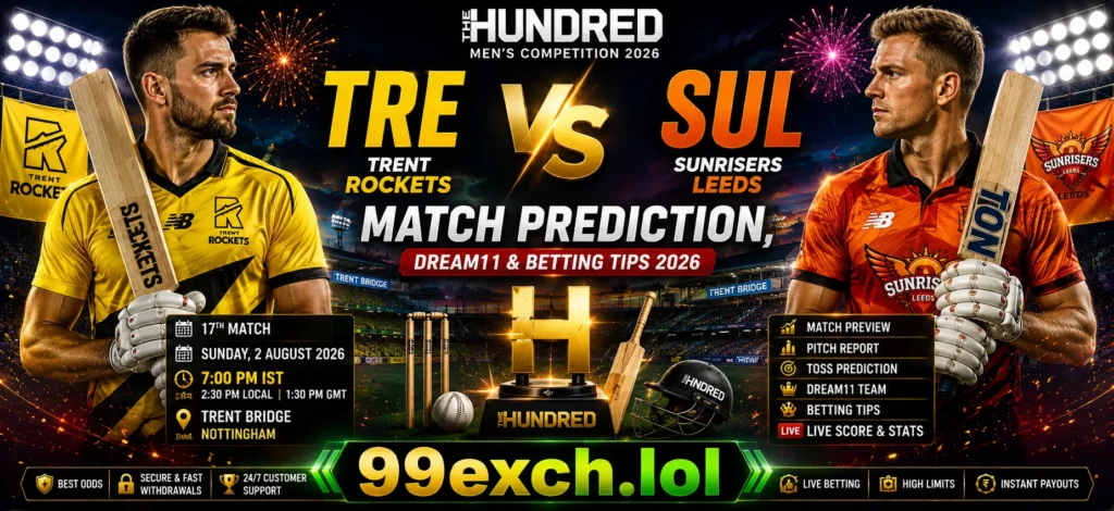 Trent Rockets vs Sunrisers Leeds match prediction
