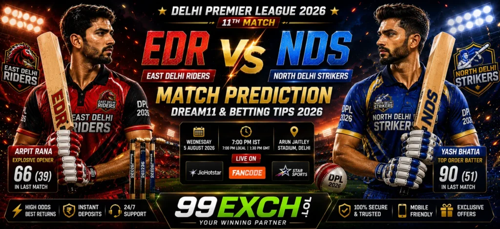 East Delhi Riders vs North Delhi Strikers match prediction