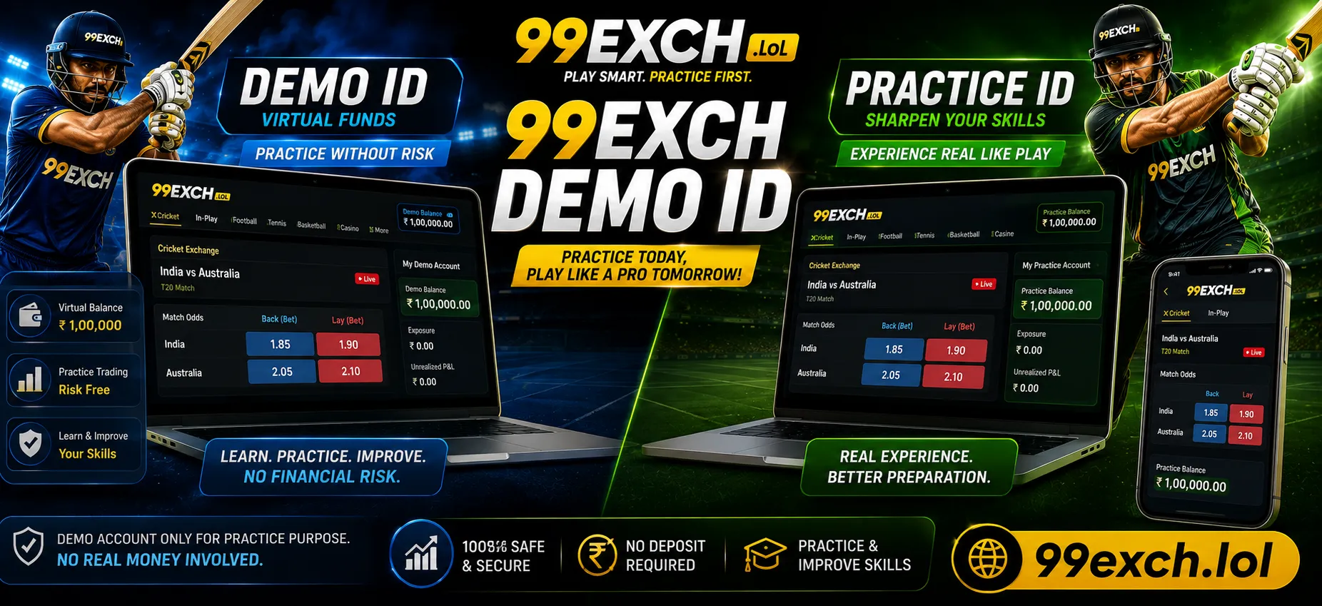 99exch Demo ID - Practice Betting Without Risk