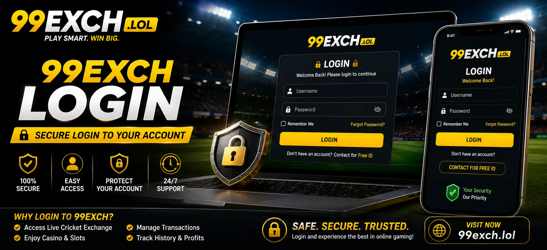 99exch Login - Access Your 99 Exchange Account