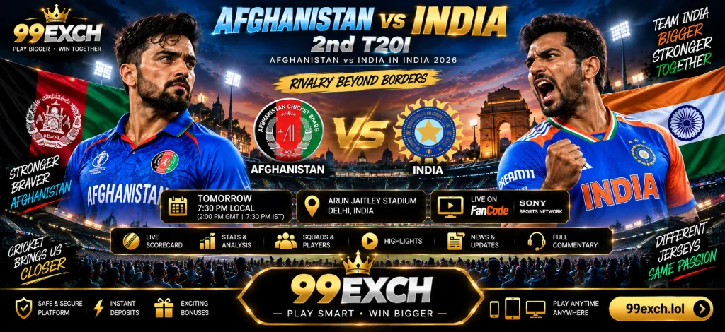 AFG vs IND 2nd T20I Match Prediction