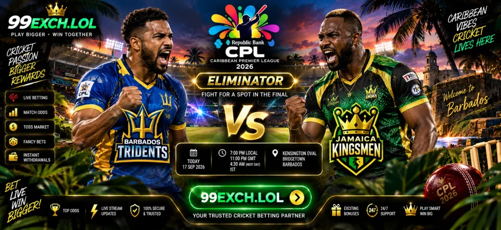 Barbados Tridents vs Jamaica Kingsmen Match Prediction