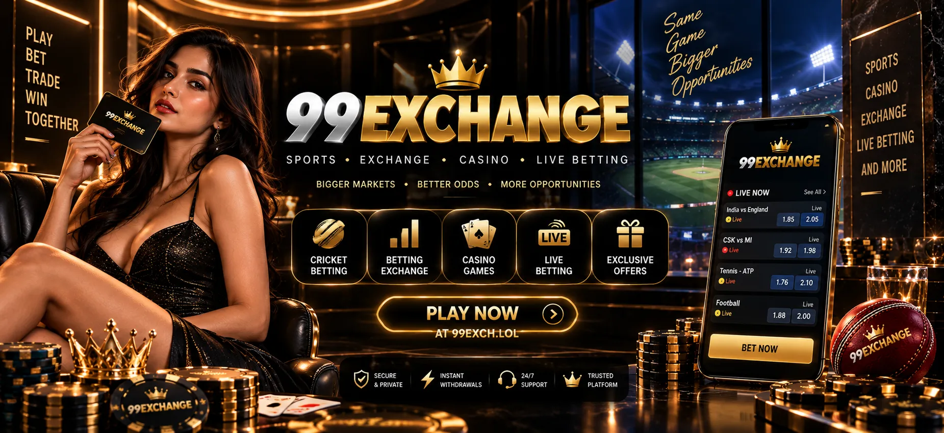 Luxury 99Exchange Casino