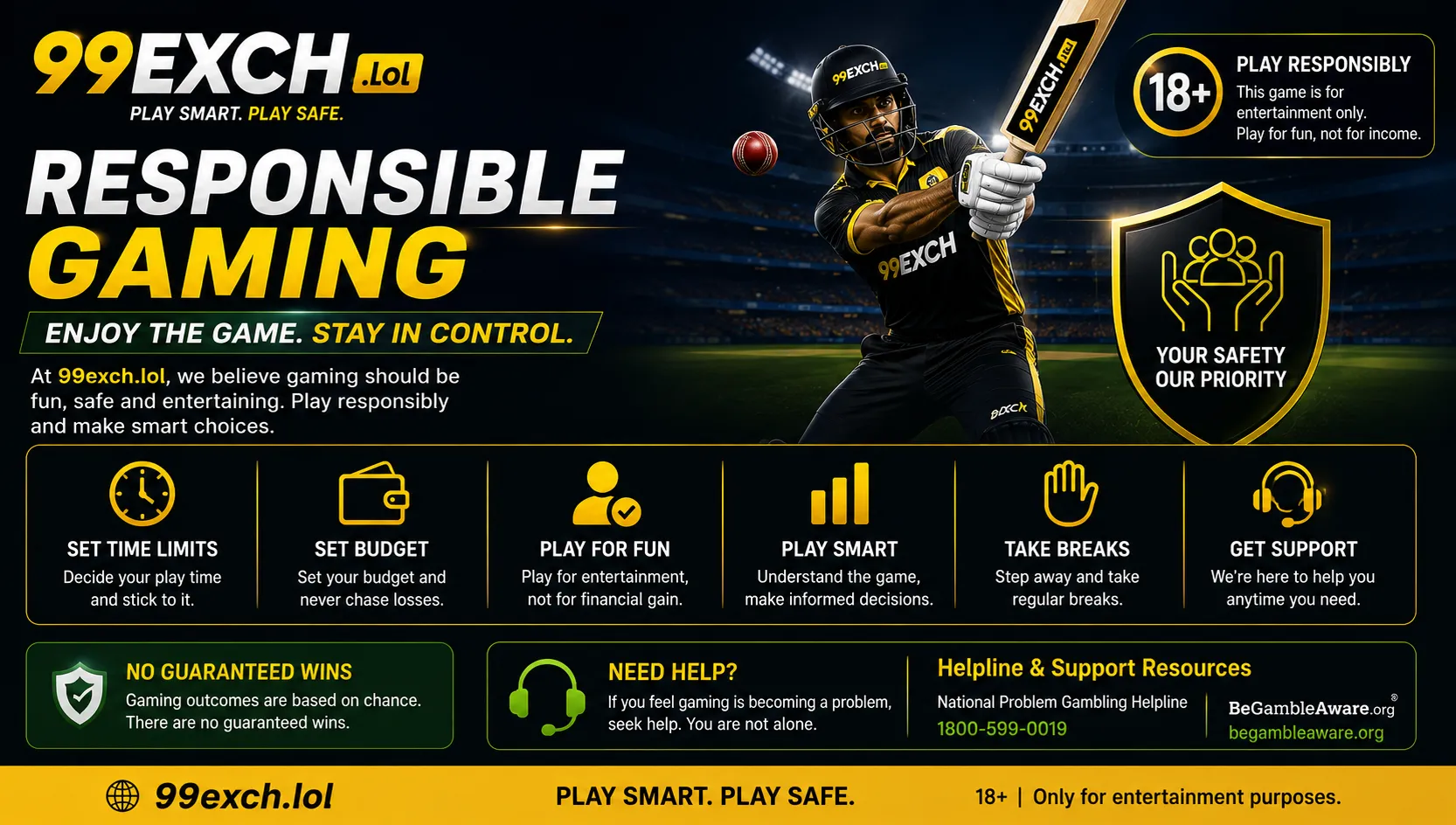 Responsible Gaming - Play Smart and Safe