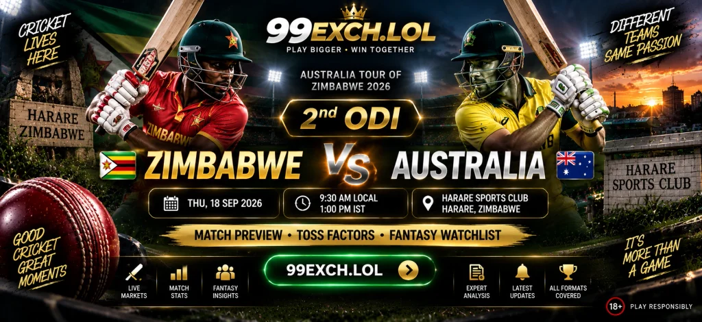 Zimbabwe vs Australia 2nd ODI prediction