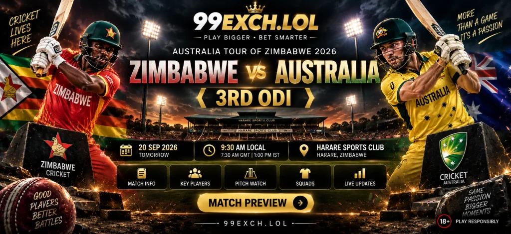 Zimbabwe vs Australia 3rd ODI prediction