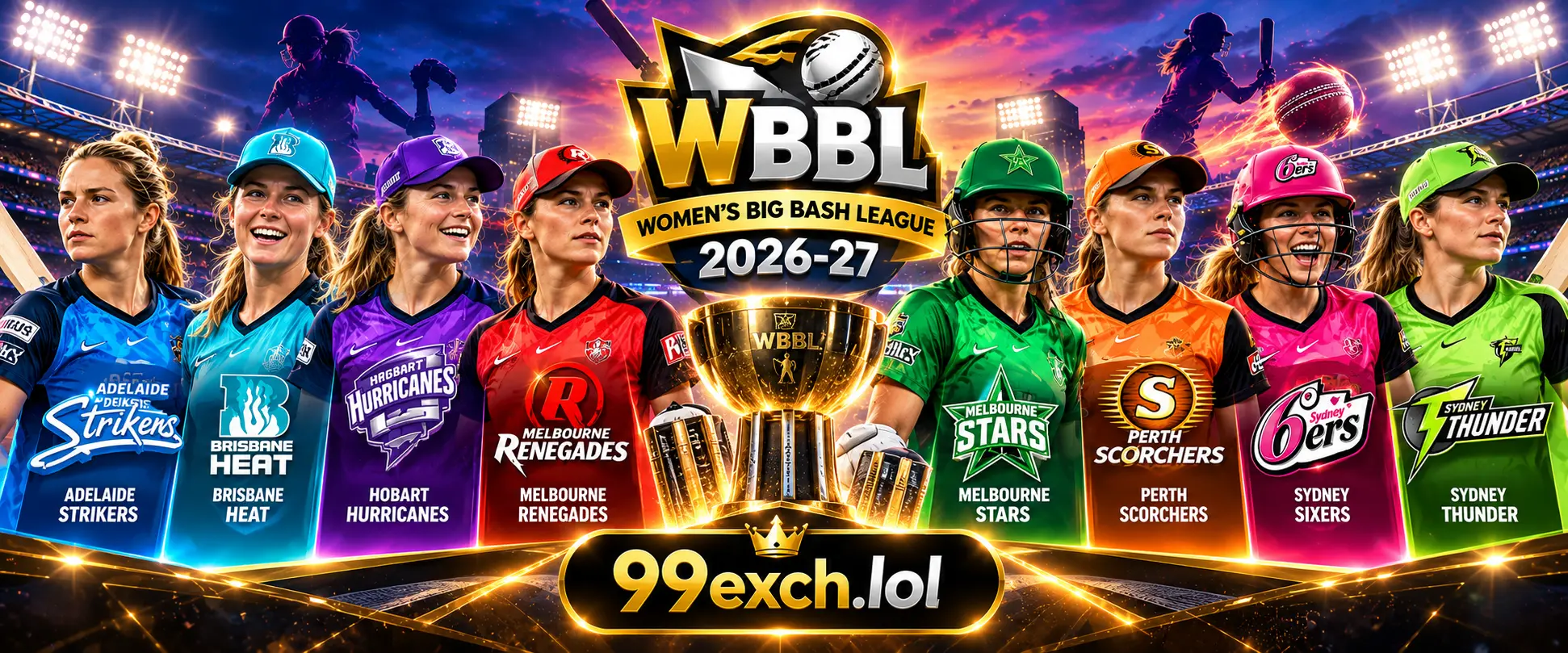 WBBL 2026-27 All 8 Teams Match Schedule
