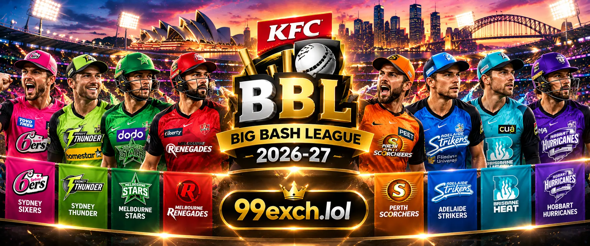 Big Bash League BBL 2026-27 All Teams
